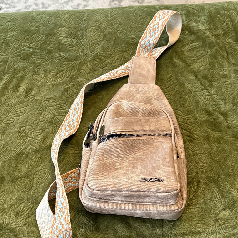 Tan Crossbody Bag